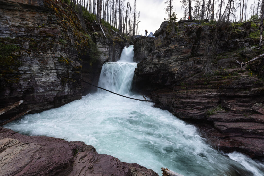 St. Mary's Falls Glacier Elopement