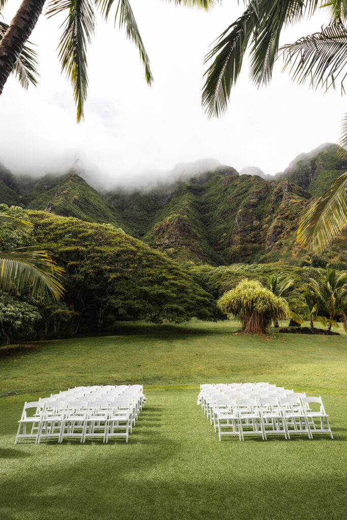 Dreamy wedding at Kualoa Ranch