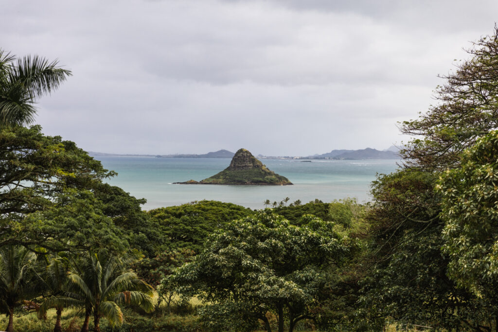 Epic wedding views at Kualoa Ranch