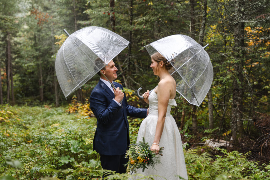 Minnesota forest elopement
