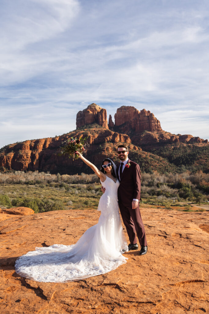 sedona elopement married